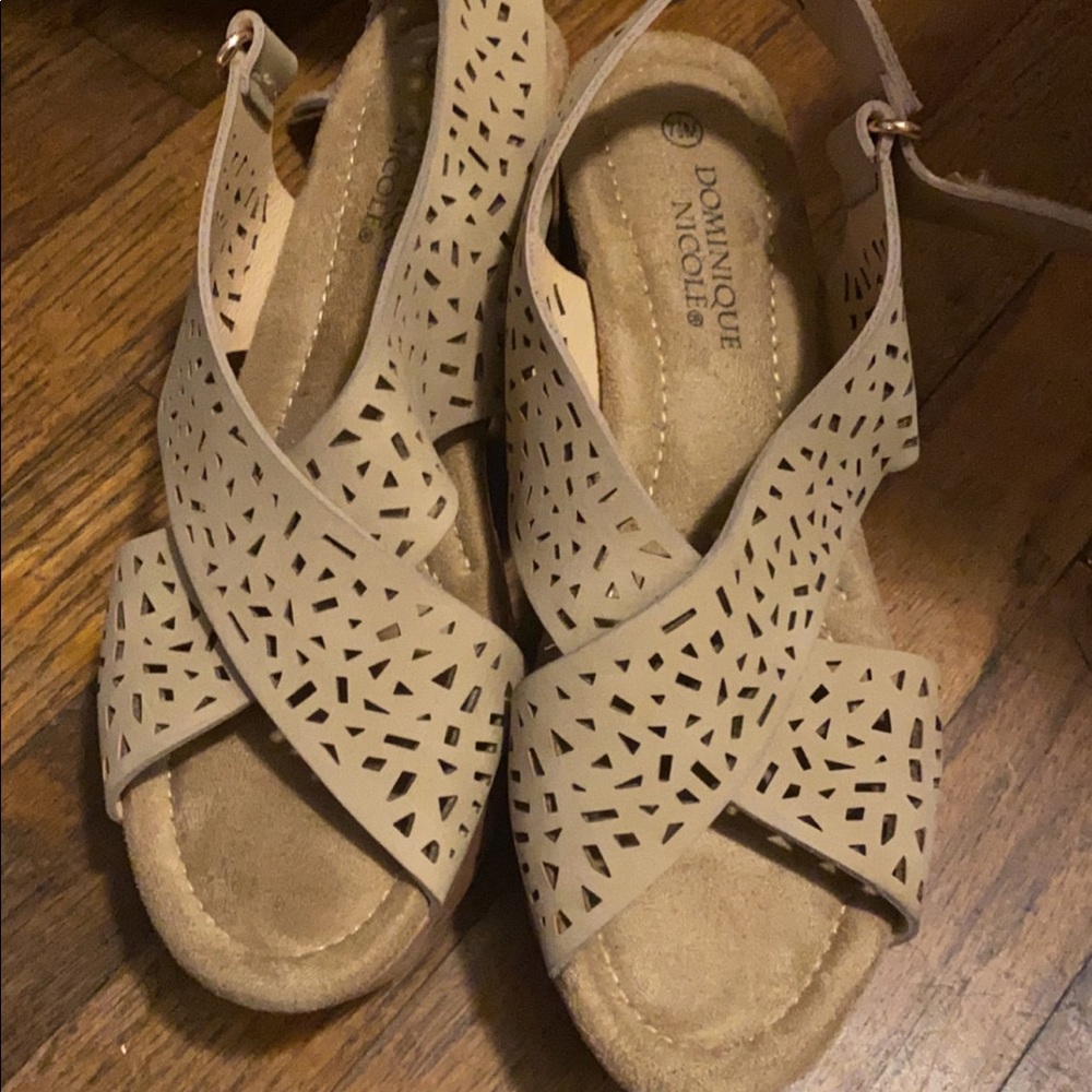 Tan wedges